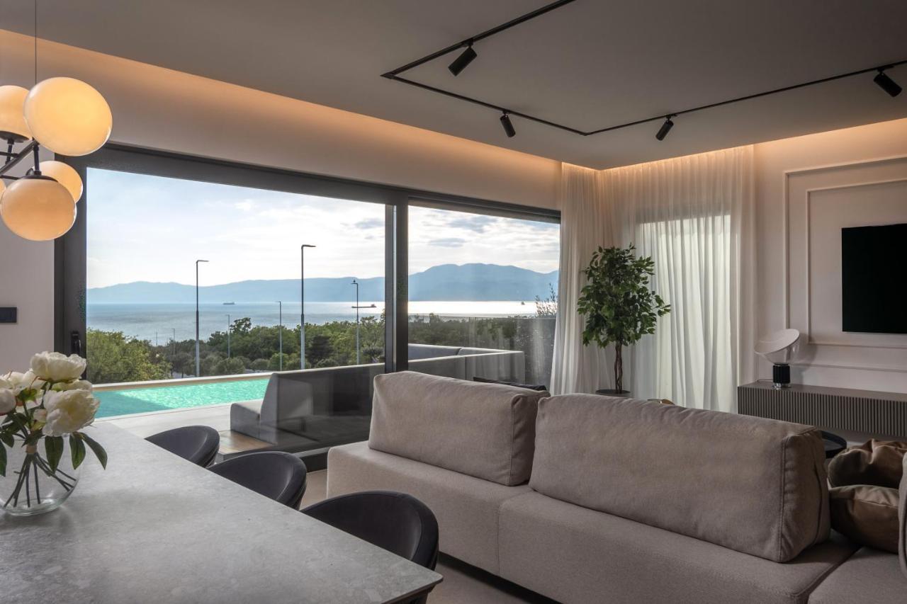 Villa Ameli Apartment With Swimming Pool 里耶卡 外观 照片
