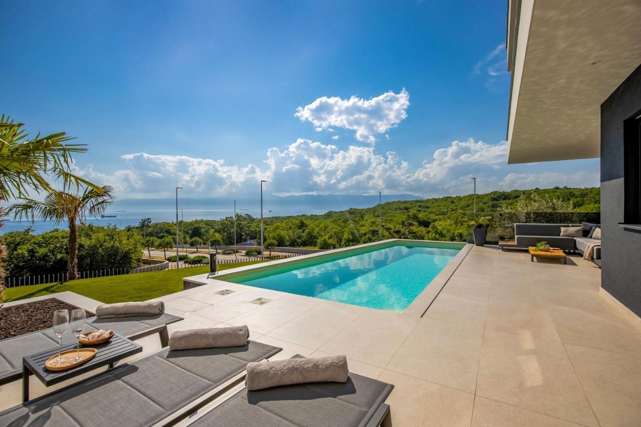 Villa Ameli Apartment With Swimming Pool 里耶卡 外观 照片